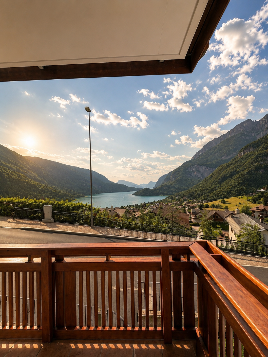Vista sul Lago di Molveno da Appartamento Eterea